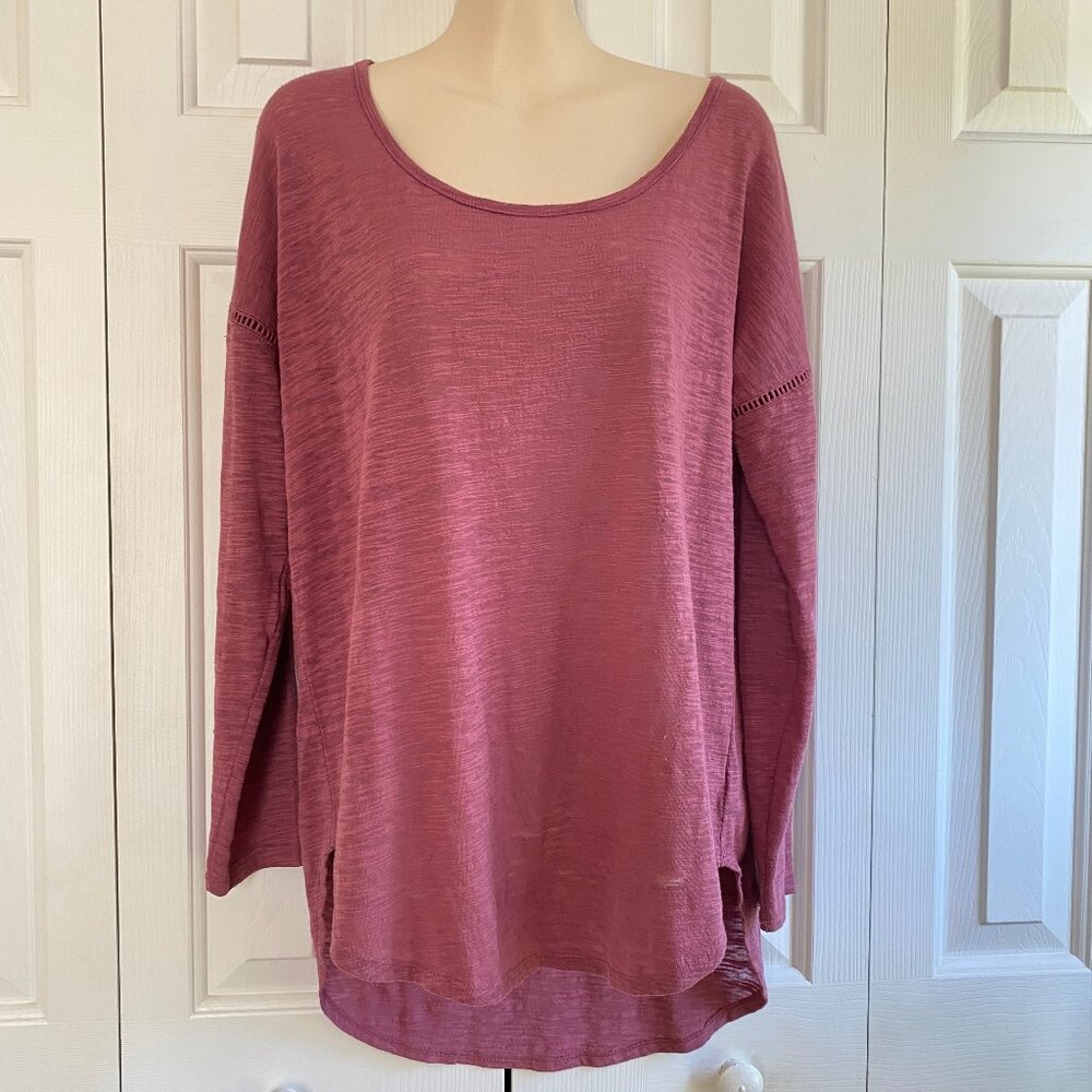 🌼 🌻 🌸 Lucy & Laurel Mauve Tunic Top – Like New – Sz S - Picture 8 of 12